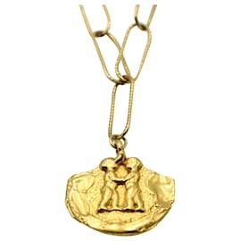 Autre Marque-Alighieri Paola und Francesca Halskette aus goldfarbenem Metall-Golden,Metallisch
