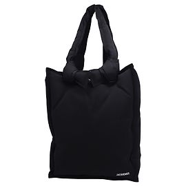 Bolsa Jacquemus Le Cuscinu acolchoada em nylon preto Preto