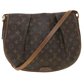 Louis Vuitton-LOUIS VUITTON Monogram Menilmontant MM Shoulder Bag M40473 LV Auth 38458-Monogram