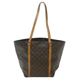 Louis Vuitton-LOUIS VUITTON Monogram Sac Shopping Tote Bag M51108 LV Auth bs4471-Monogramme