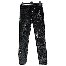 Saint Laurent-Pants, leggings-Black