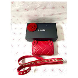 Chanel-Sac de taille-Rouge
