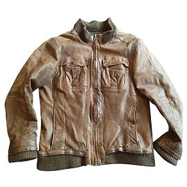 Autre Marque Chevignon Legend Leather Jacket Brown Brown