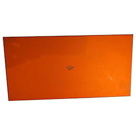 Boîte pour châle Hermès Orange Orange