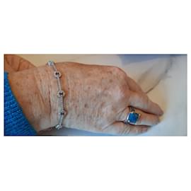 Autre Marque-Jean Delatour diamond bracelet-Silver hardware