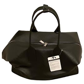 Mala de viagem Bottega Veneta em couro preto Preto