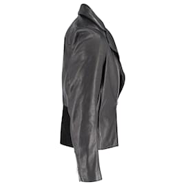 Acne-Acne Studios Axl Biker Jacket in Black Leather-Black