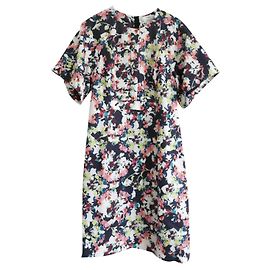 Erdem Cliona Floral Printed Silk Blend Dress Multiple colors