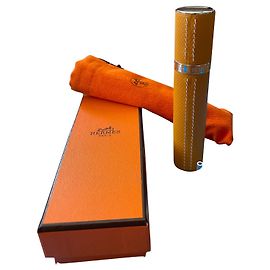 Hermès Swift leather vaporizer case yellow Yellow