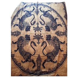 Estola de cachemir de Alexander McQueen Negro Amarillo