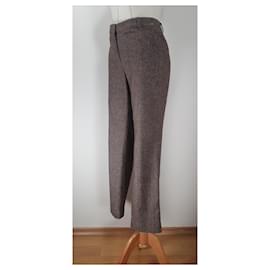 Carolina Herrera-Pants, leggings-Brown