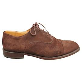 Chaussures Homme Derbies - Pointure 43 - Marron Cuir - Neuf Sans Emballage