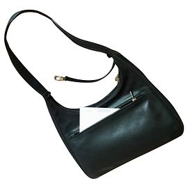 Borsa Besace Longchamp in Pelle Blu Navy Blu navy