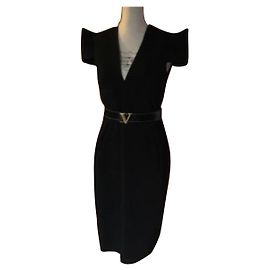 Alexandre Vauthier Black Pencil Dress Black