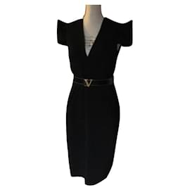 Alexandre Vauthier Bleistiftkleid Schwarz Schwarz