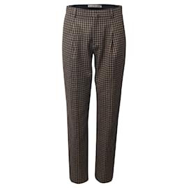Acne-Acne Studios Boston Checked Trousers in Multicolor Wool -Other