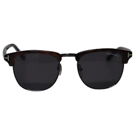 Tom Ford-Tom Ford Henry Sunglasses in Black Acetate-Black