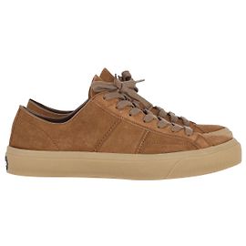 Tom Ford Baskets Cambridge en Daim Marron Marron