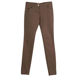 Calça jeans skinny Balenciaga em algodão marrom Marrom