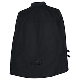Givenchy-Givenchy Biker Cape in Black Cotton-Black
