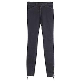 Balenciaga-Jeans skinny Balenciaga in denim di cotone blu navy-Blu,Blu navy