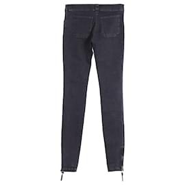 Balenciaga-Jeans skinny Balenciaga in denim di cotone blu navy-Blu,Blu navy