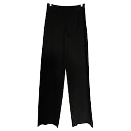 Chanel-Pantalón ancho Chanel negro-Negro