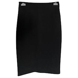 Chanel-Chanel black suit skirt-Black