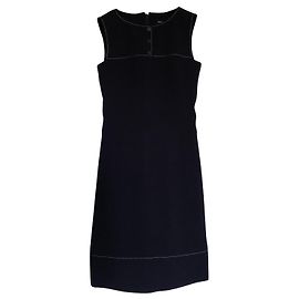 Chanel dunkelblaues Anzugkleid Dunkelblau