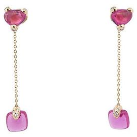 PENDIENTES POMELLATO SASSI TURMALINA SASSI ORO AMARILLO 18PENDIENTES Dorado