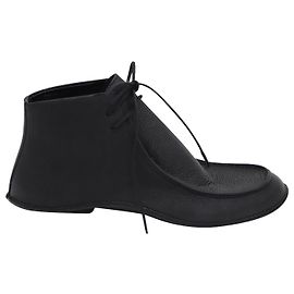 Scarpa da auto The Row in pelle nera Nero
