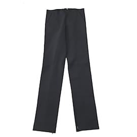 The row-The Row Corza Zipped Hem Trousers in Black Polyamide-Black