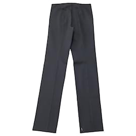 The row-The Row Corza Zipped Hem Trousers in Black Polyamide-Black