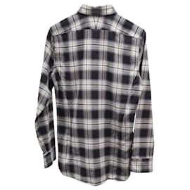 Tom Ford-Tom Ford Plaid Button Down Shirt in Multicolor Brushed Cotton-Multiple colors