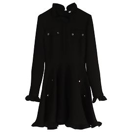 JW Anderson Abito a maniche lunghe in acetato nero Nero