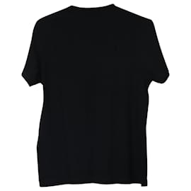 Dolce & Gabbana-Dolce & Gabbana Re Edition Short Sleeved Distressed T-shirt in Black Cotton-Black