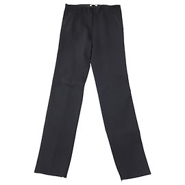 The Row Corza Zipped Hem Trousers in Grey Polyamide Grey