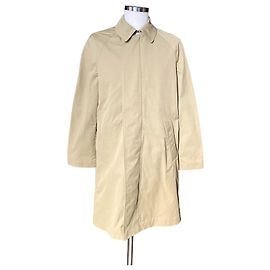 Acne Trench in nylon di cotone beige Beige
