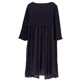 Claudie Pierlot-robe-Navy blue