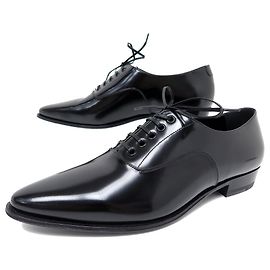 Céline NEUE CELINE RICHELEU SCHUHE 190013986 Schwarzes Lackleder 38 Schuhkarton Schwarz