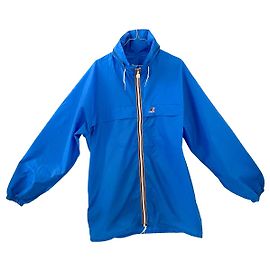 Windjacke Banane K-Way Majorel Blau Größe 8 Polyamid Blau