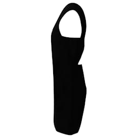 Iro-IRO Calley Cutout Minikleid in schwarzem Acetat-Schwarz