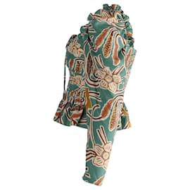 Ulla Johnson-Ulla Johnson Mirelle Floral Print Blouse in Multicolor Polyamide-Multiple colors