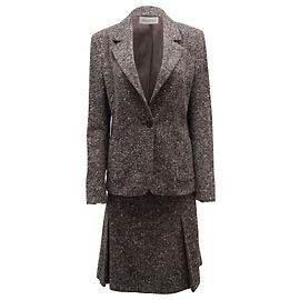 Conjunto de Blazer Max Mara Tweed de Seio Único e Saia Midi em Blazer Multicolorido Outro Impressão em python