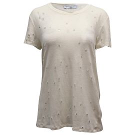 Iro Clay T-Shirt in Ecru Linen White Cream