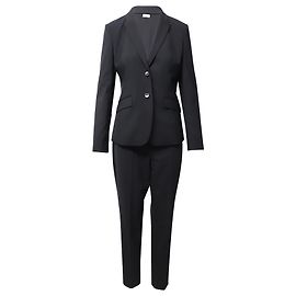 Hugo Boss Blazer e calça Boss em lã preta Preto
