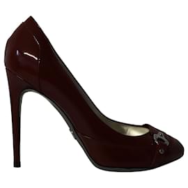 Dolce & Gabbana-Dolce & Gabbana Stiletto Pumps in Red Patent Leather -Red