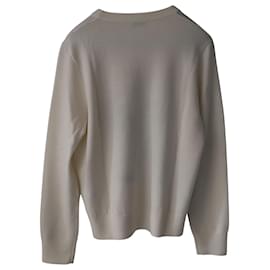 Sandro-Sandro Paris Snoopy Jumper in Cream Wool-White,Cream
