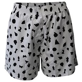 Maison Martin Margiela Shorts estampados Maison Margiela em preto e branco Outro