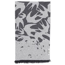 Sciarpa Alexander McQueen Large Bird Crow in cotone nero Nero